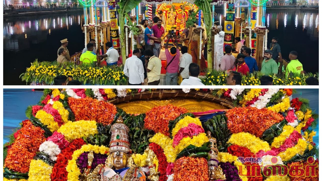 கார்த்திகை தீபம் தெப்பல் திருவிழா..... 